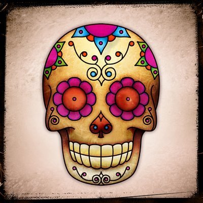 Mexican skulls inspiration